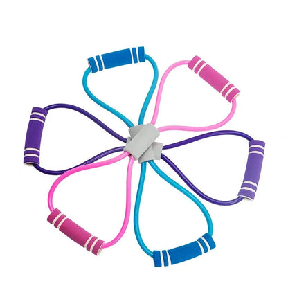 Resistance Bands with Foam Sport At Home Yoga Fitness