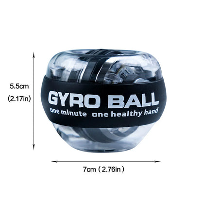 LED Gyroscopic Power Trainer ball Autostart Range Gyro Power