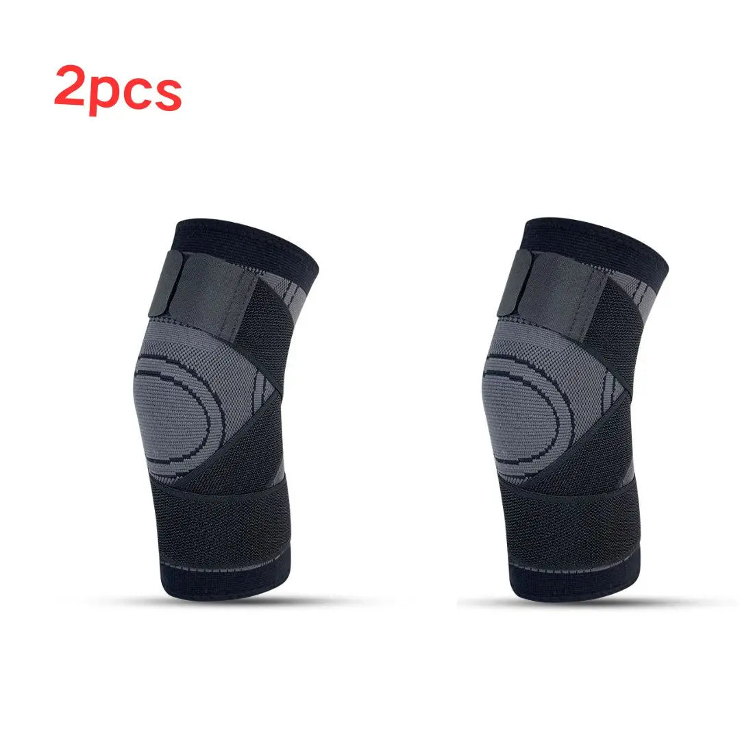 Knee Compressions Sleeve with Adjustable Straps