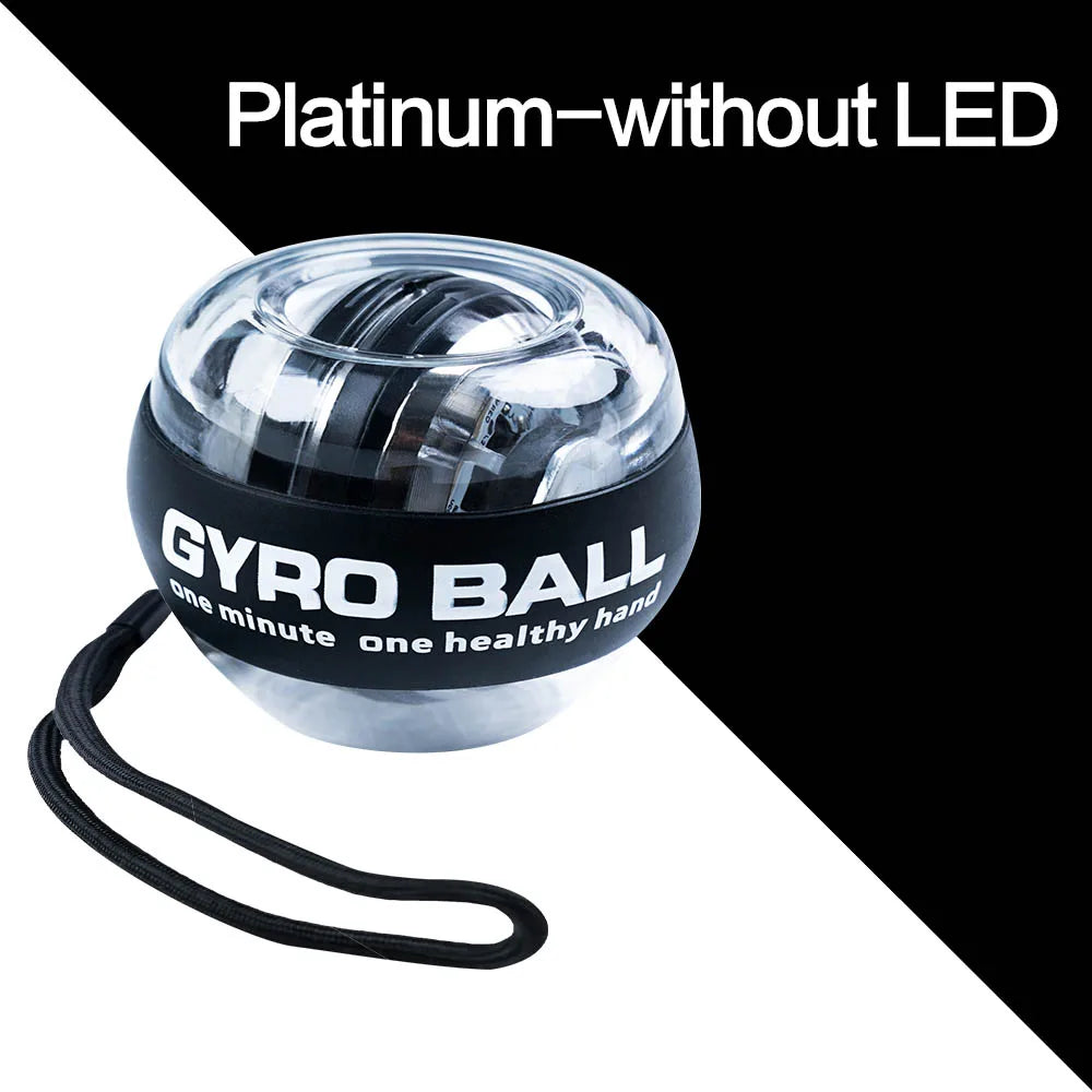 LED Gyroscopic Power Trainer ball Autostart Range Gyro Power