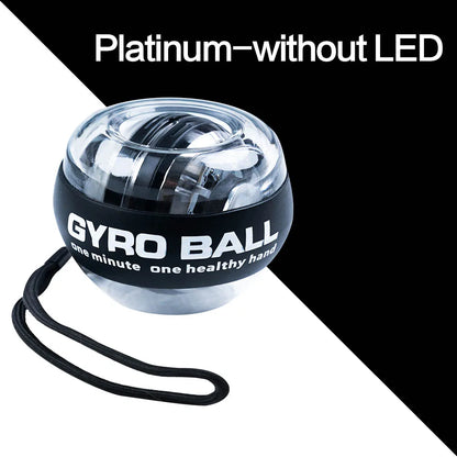 LED Gyroscopic Power Trainer ball Autostart Range Gyro Power