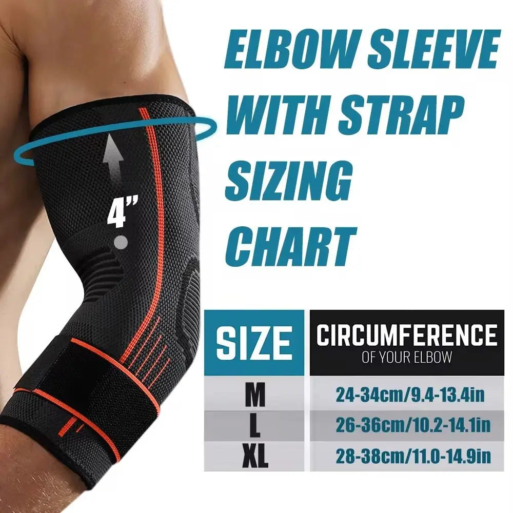 Elbow Compression Sleeve Support Brace Arm Warmers