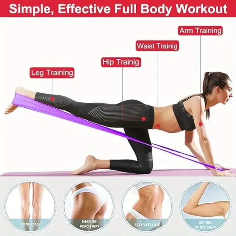 Yoga Tension Belt, Elastic Fitness Resistance Band