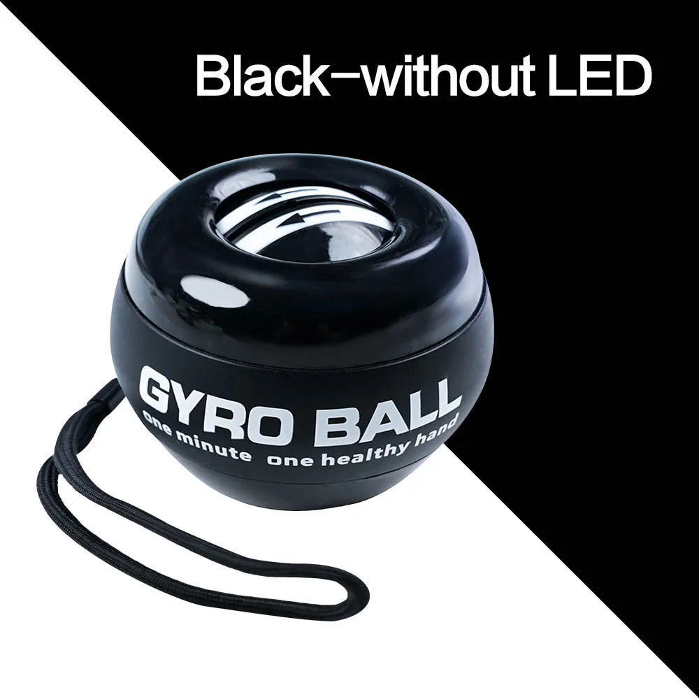 LED Gyroscopic Power Trainer ball Autostart Range Gyro Power