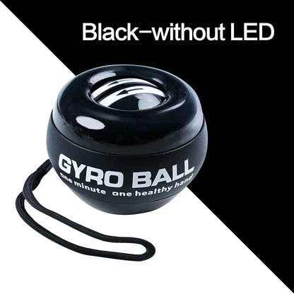 LED Gyroscopic Power Trainer ball Autostart Range Gyro Power