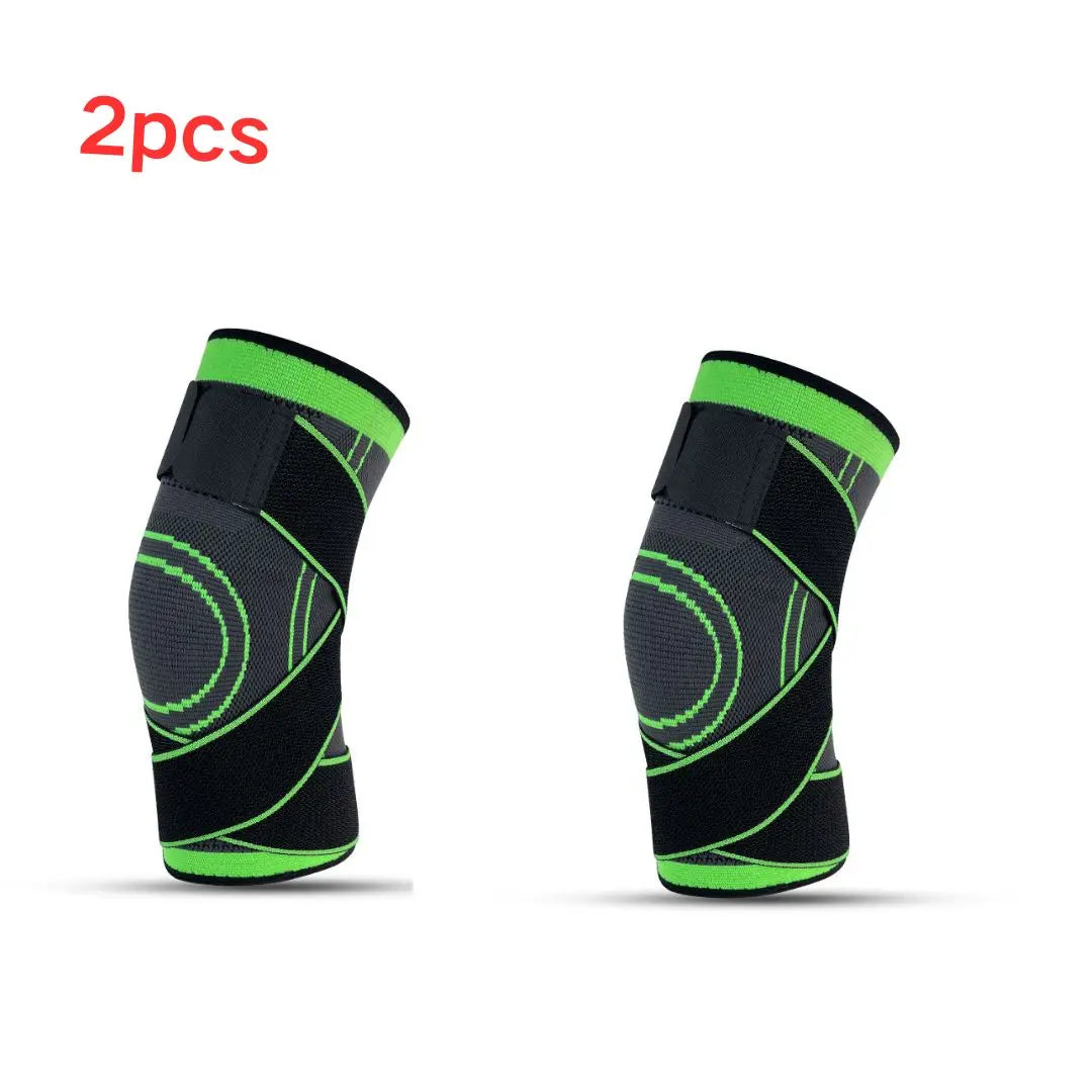Knee Compressions Sleeve with Adjustable Straps