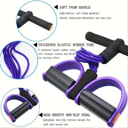 Six-Tube Tensioner Multi-Functional Household Fitness