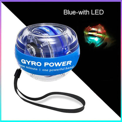 LED Gyroscopic Power Trainer ball Autostart Range Gyro Power